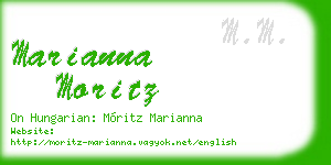 marianna moritz business card